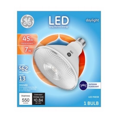 Current GE 7W Day Par38 Bulb 38461